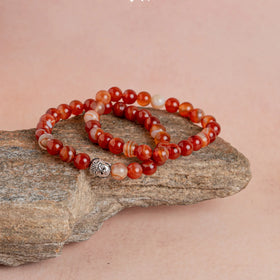 Red Carnelian Bracelet Jaipur Crystal Gems