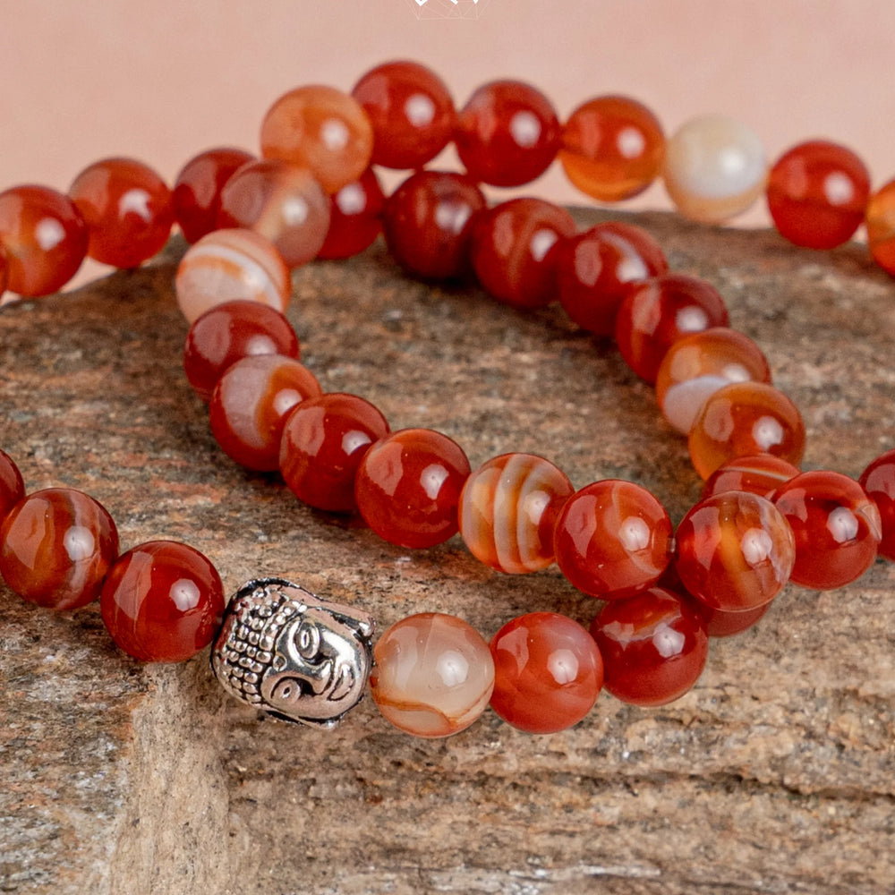 Red Carnelian Bracelet - Jaipur Crystal Gems
