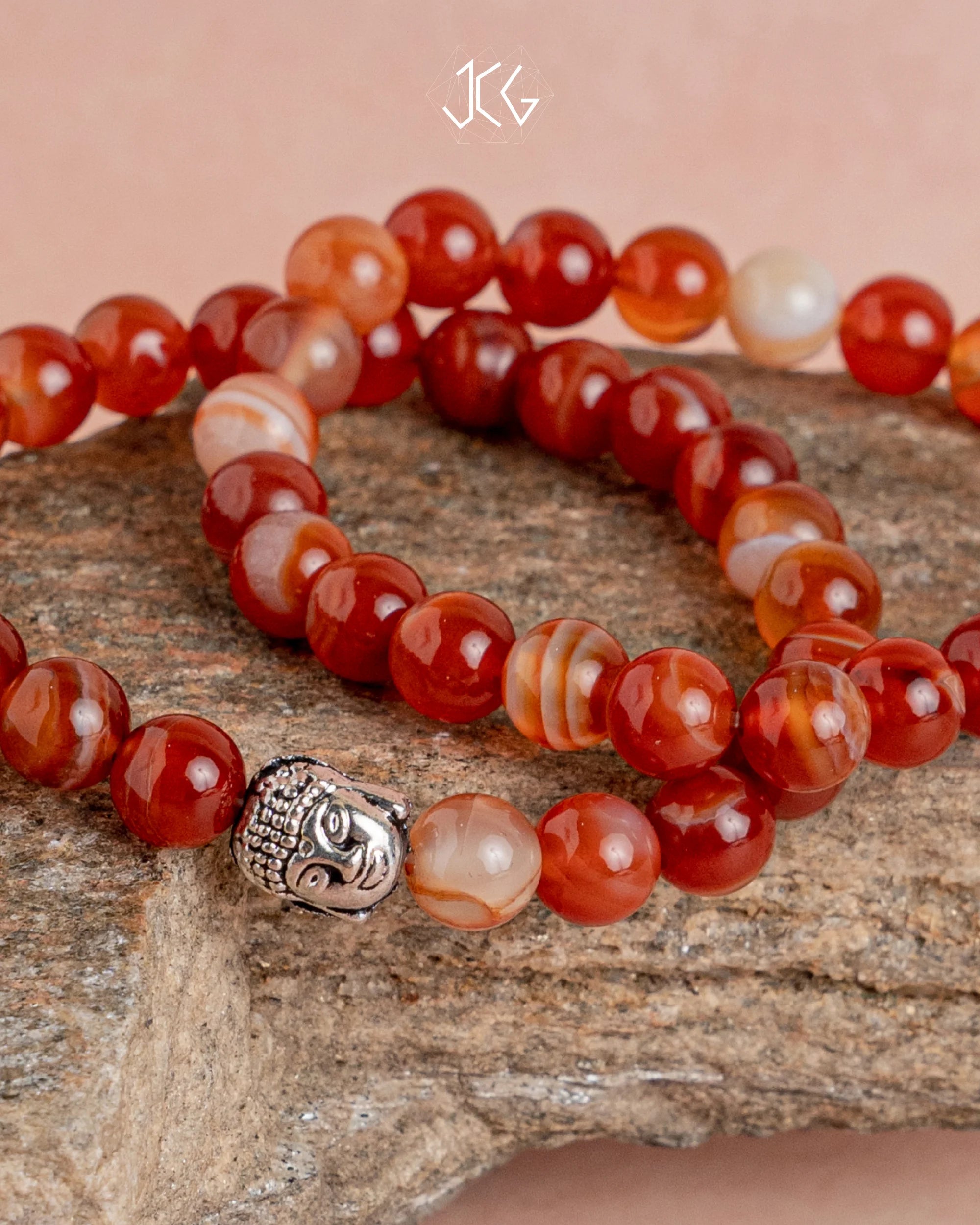 Red Carnelian Bracelet - Jaipur Crystal Gems