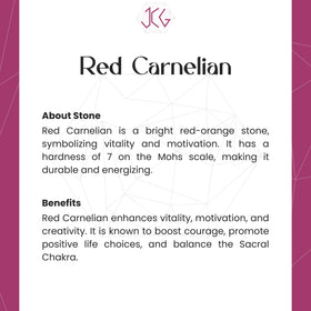 Red Carnelian Bracelet - Jaipur Crystal Gems