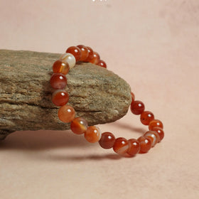Red Carnelian Bracelet - Jaipur Crystal Gems