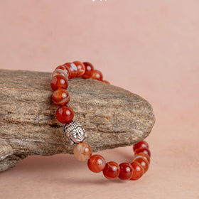Red Carnelian Bracelet Jaipur Crystal Gems