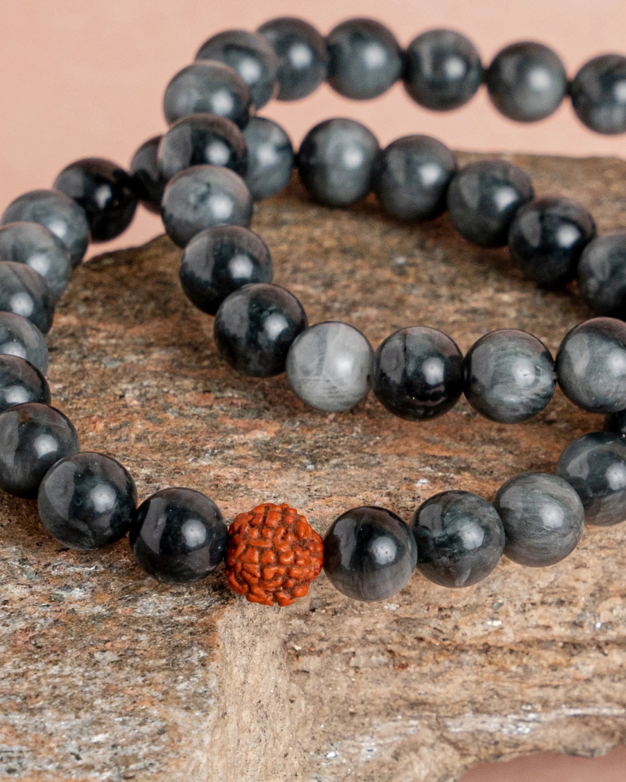 Grey Catseye Bracelet - Jaipur Crystal Gems