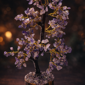 Natural Amethyst Crystal Tree anxiety relief