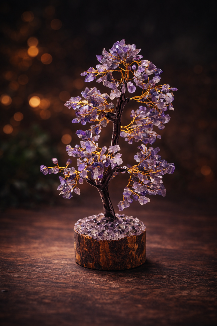 Natural Amethyst Crystal Tree anxiety relief