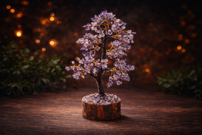 Natural Amethyst Crystal Tree anxiety relief