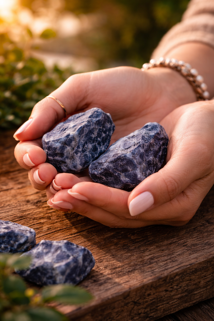 Natural Sodalite Raw Stone