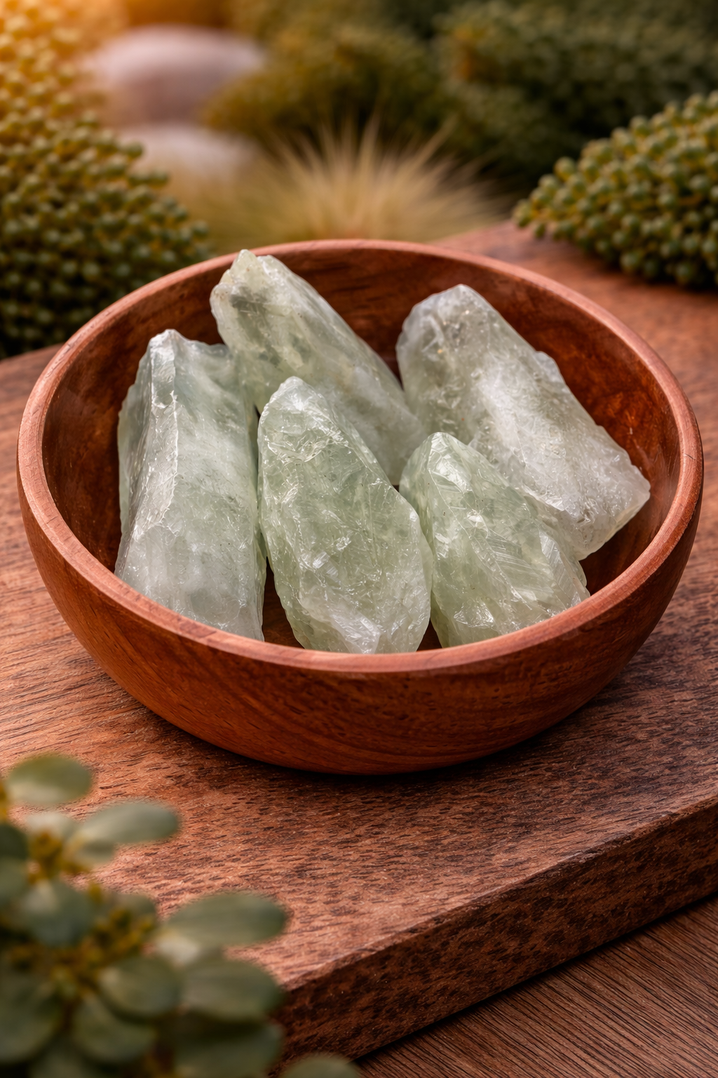 Natural Green Amethyst Raw Stone