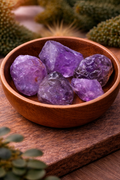 Natural Raw Amethyst Stone anxiety relief