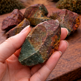 Natural Raw Blood Stone