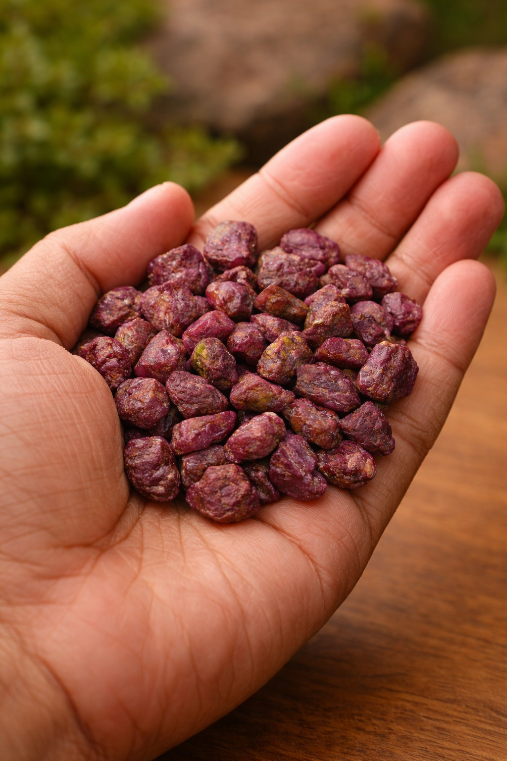 Natural Ruby Raw Chips