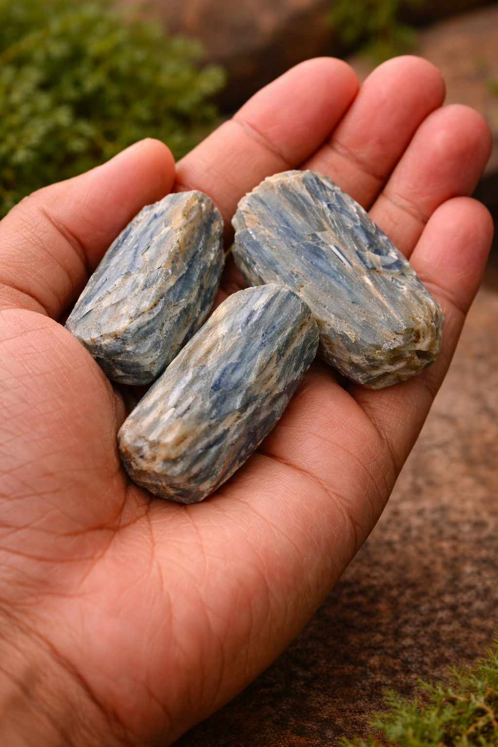 Natural Blue Kyanite Raw Stone