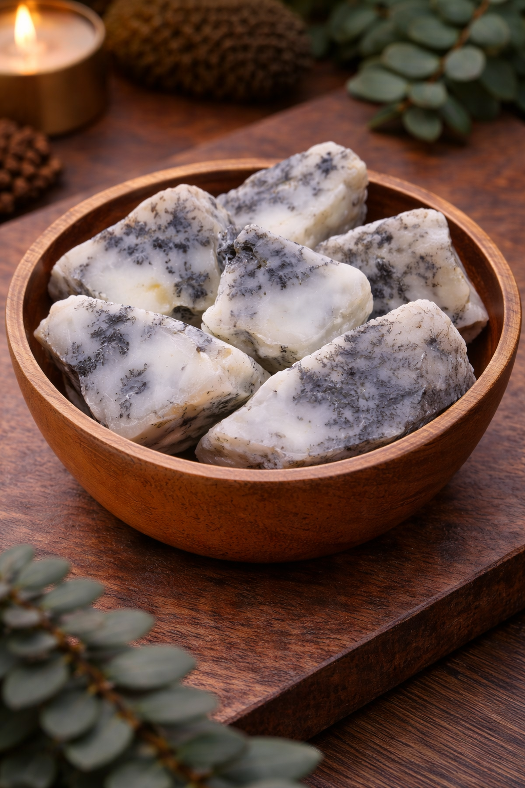 Natural Dendritic Raw Stone