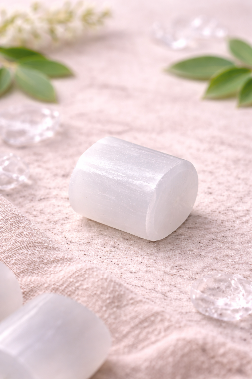 Natural Selenite Tumbled Stone