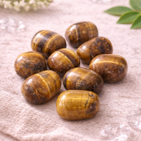Natural Tiger Eye Tumble Stone