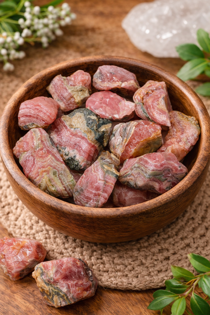 Natural Rhodochrosite Raw Stone