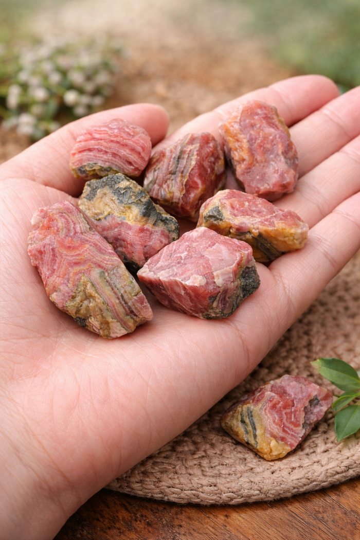 Natural Rhodochrosite Raw Stone