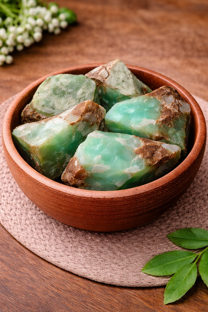 Natural Chrysoprase Raw Stone