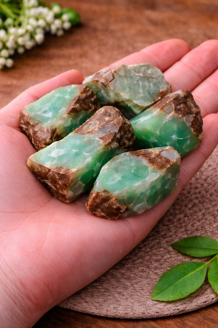 Natural Chrysoprase Raw Stone