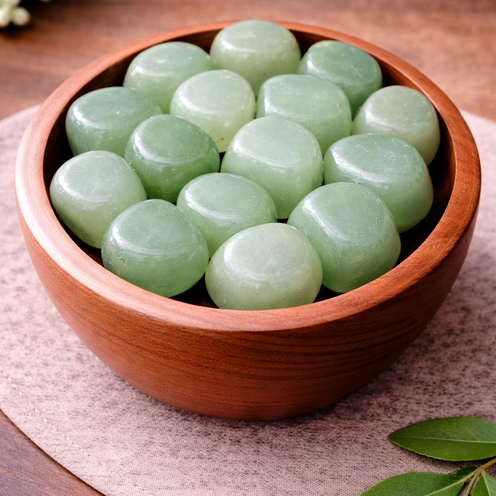 Natural Green Aventurine Tumbled Stone