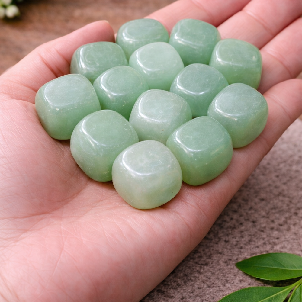Natural Green Aventurine Tumbled Stone