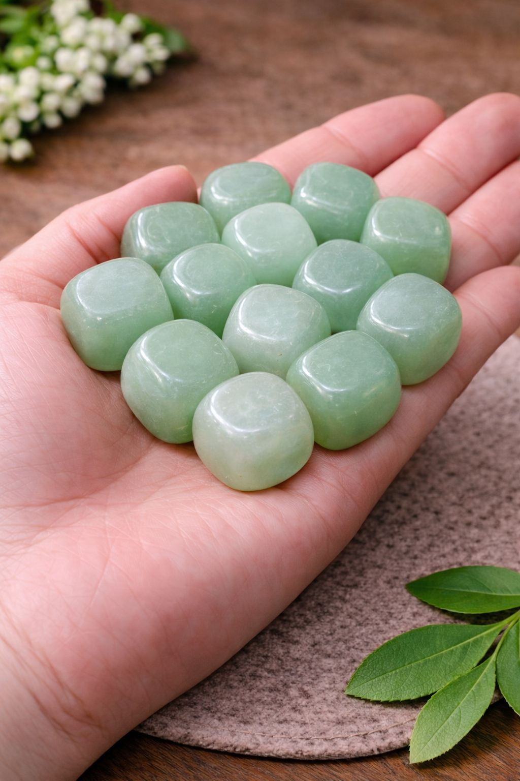 Natural Green Aventurine Tumbled Stone