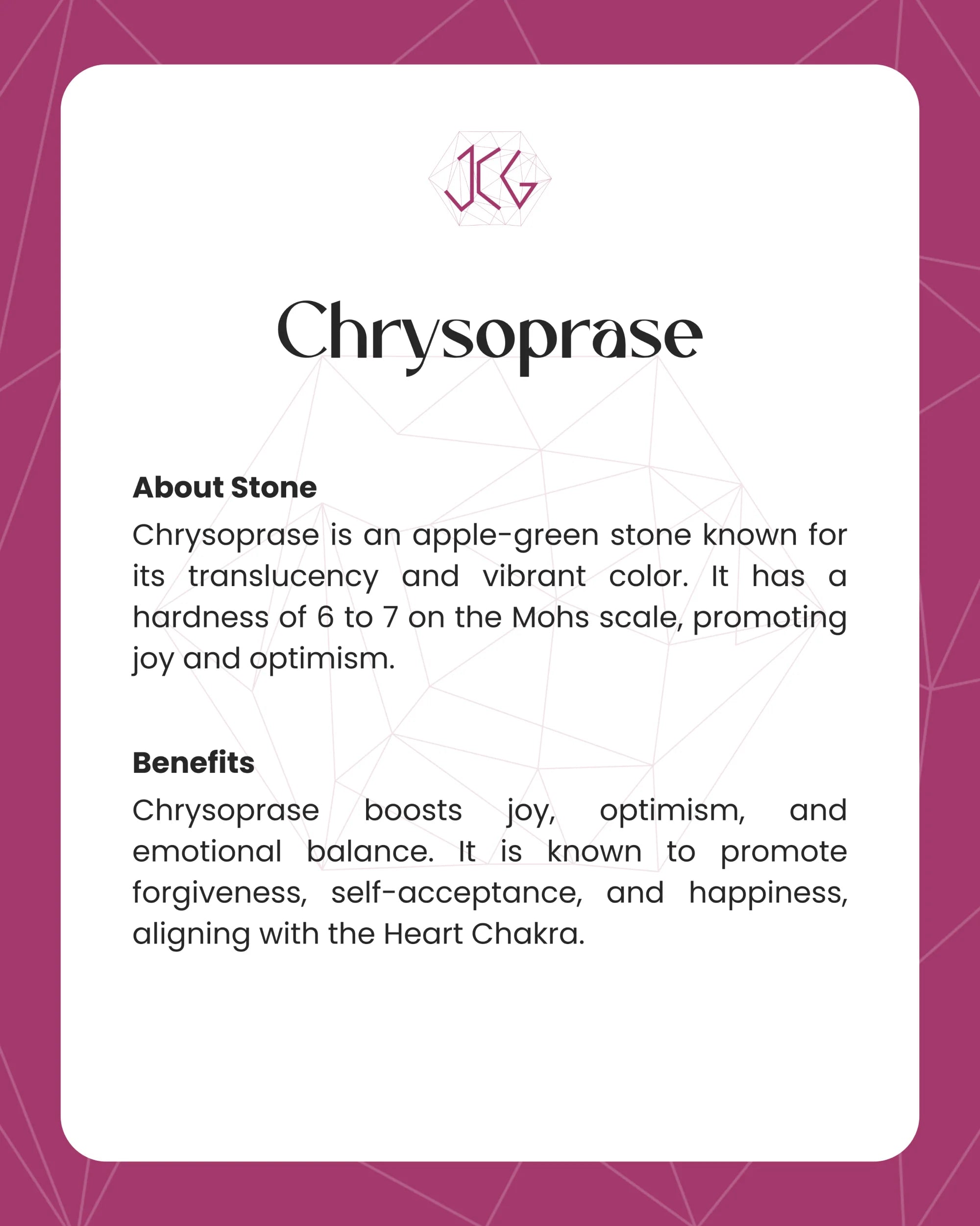 Chrysoprase Bracelet Jaipur Crystal Gems