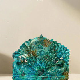 Chrysocolla Ganesha - Jaipur Crystal Gems