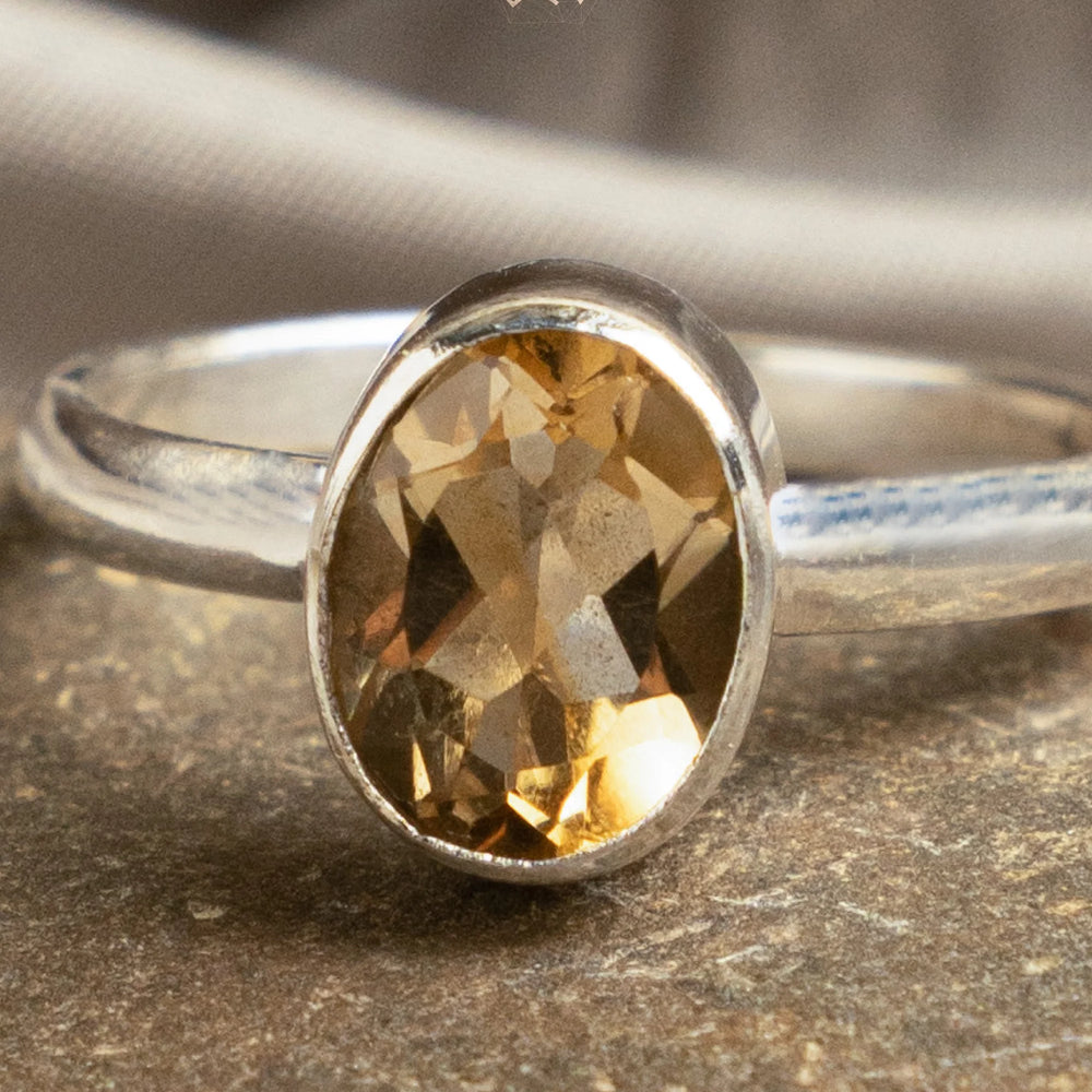 Citrine Ring - Jaipur Crystal Gems
