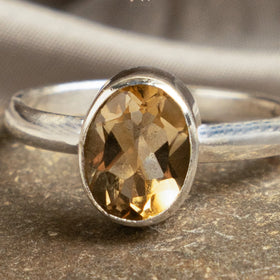 Citrine Ring - Jaipur Crystal Gems