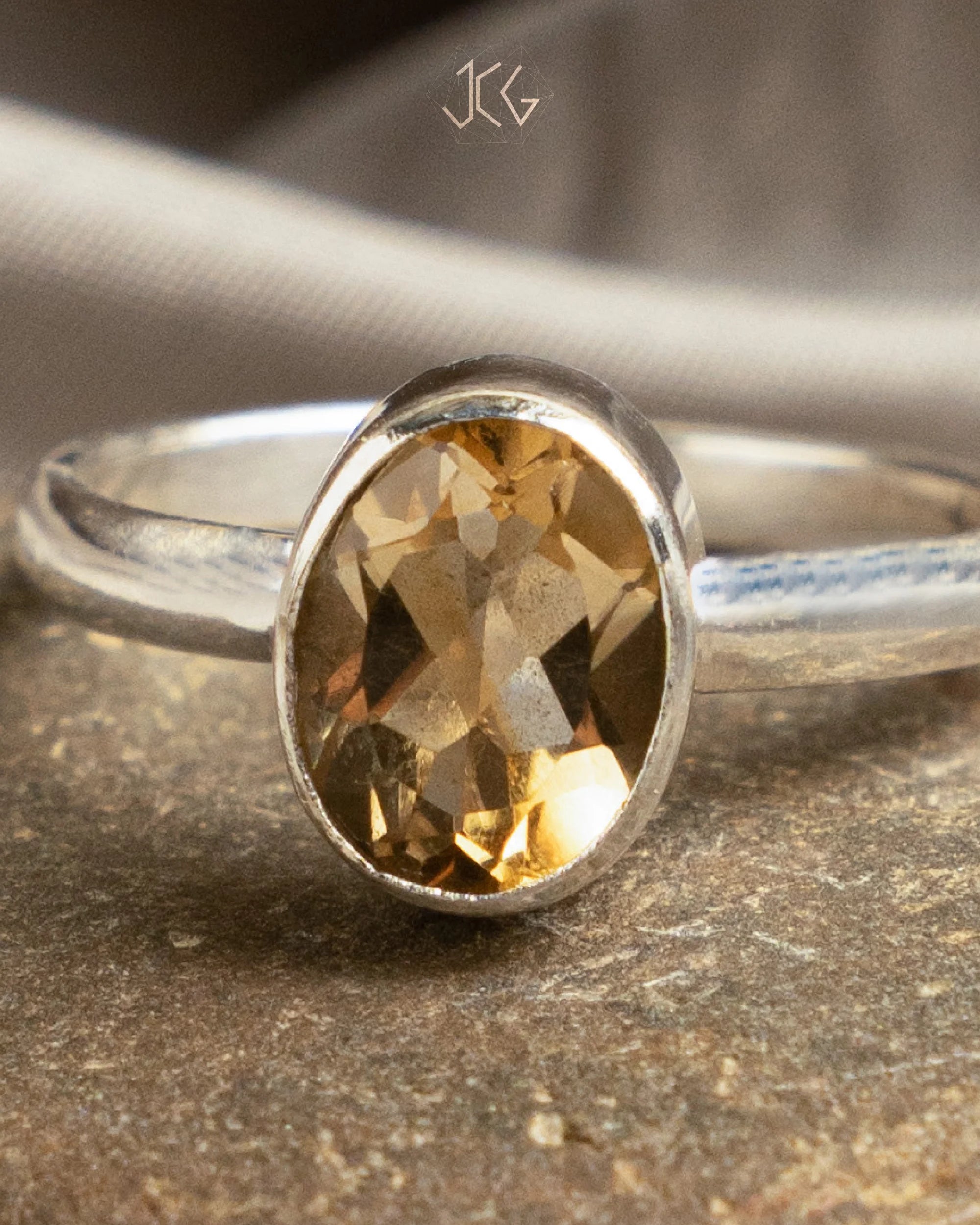 Citrine Ring - Jaipur Crystal Gems