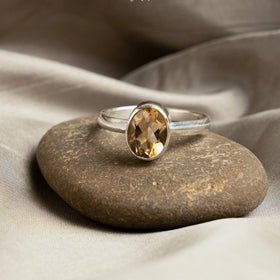 Citrine Ring Jaipur Crystal Gems
