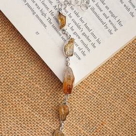 Citrine Chain Bracelet - Jaipur Crystal Gems