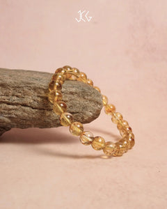 Citrine Quartz Bracelet 8mm