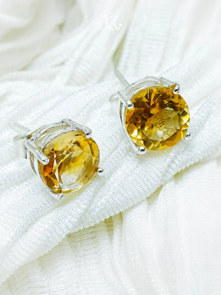 Citrine Earrings - Jaipur Crystal Gems