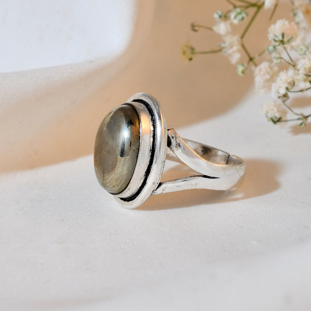 NATURAL PYRITE RING 100% Natural Gemstone