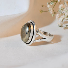 NATURAL PYRITE RING 100% Natural Gemstone