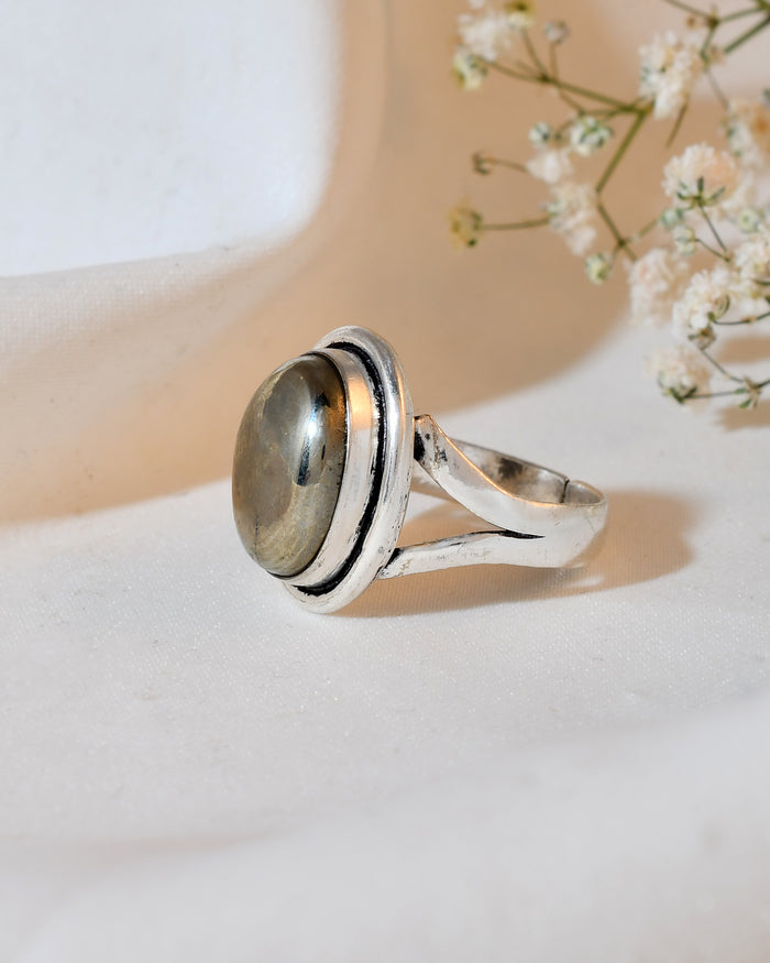 NATURAL PYRITE RING 100% Natural Gemstone