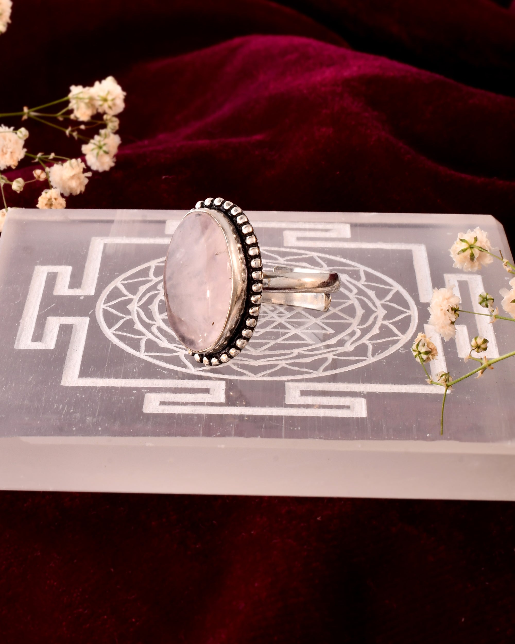 NATURAL ROSE RING Gemstone