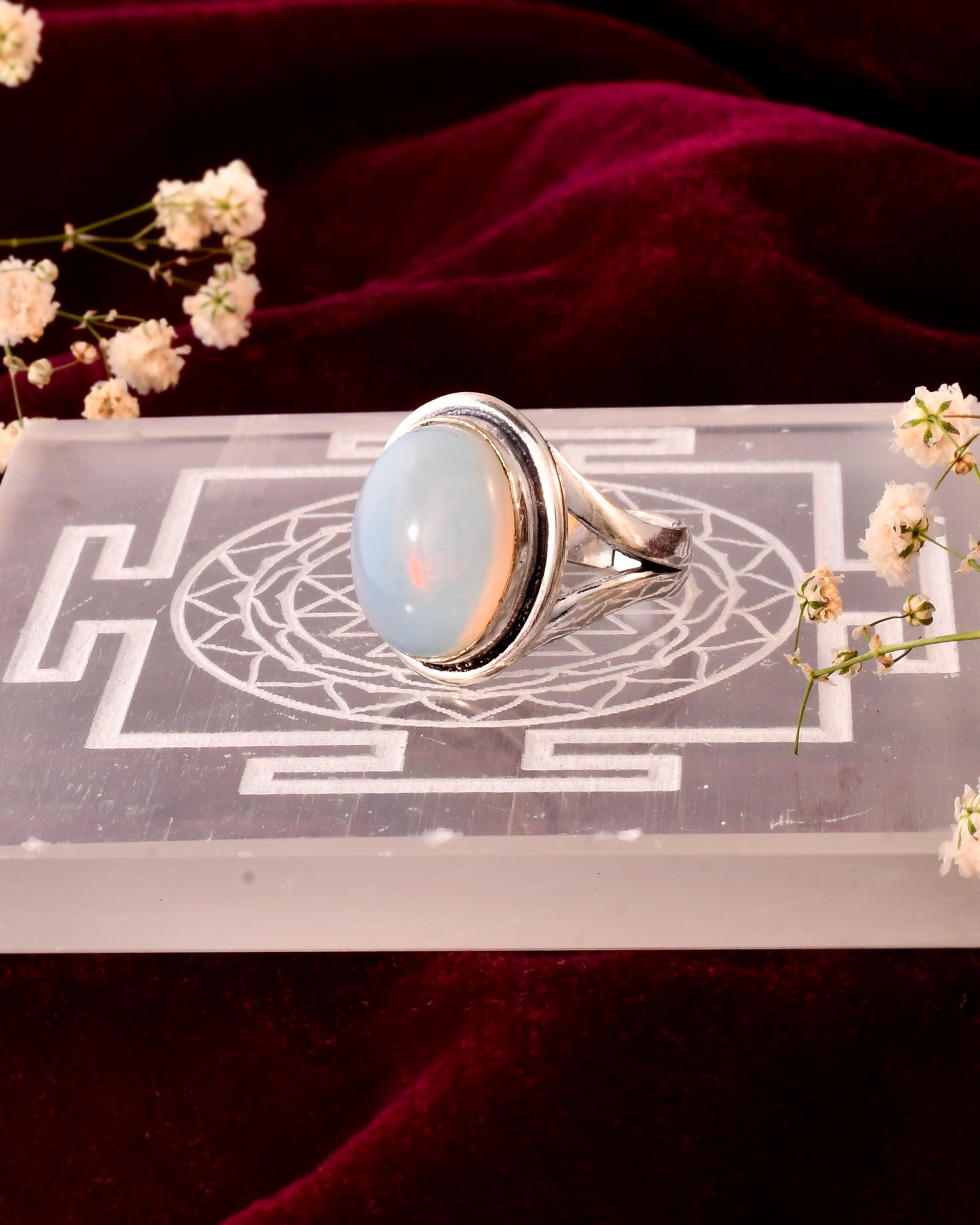 NATURAL OPALITE RING