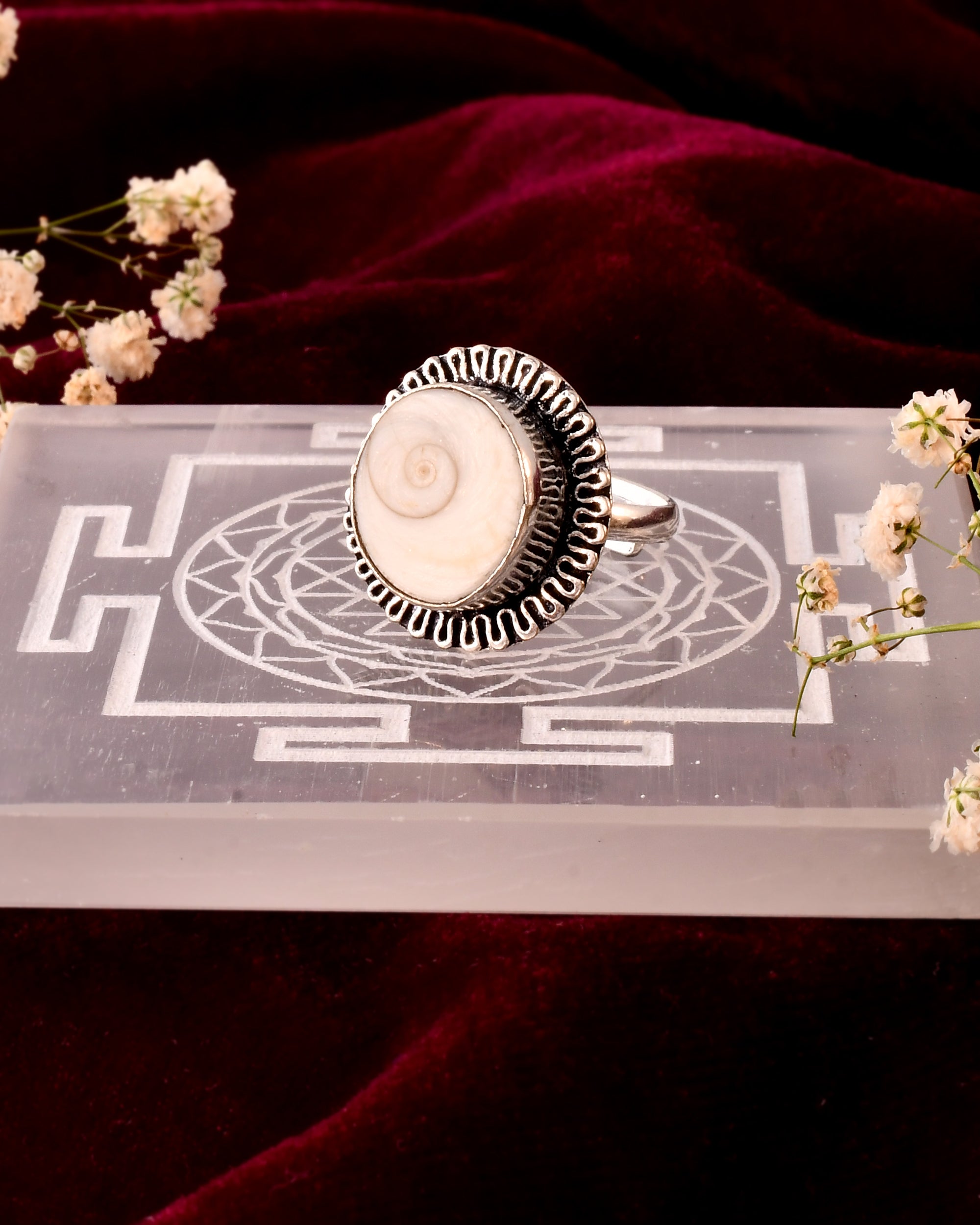 NATURAL SHIVA EYE RING 100% Natural