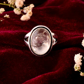 Natural Clear Quartz Ring