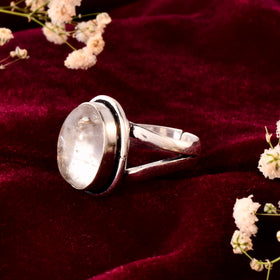 Natural Clear Quartz Ring