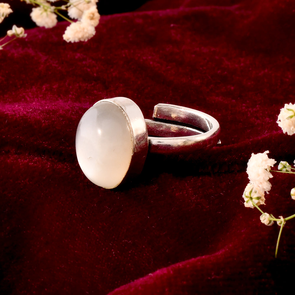 MOONSTONE  RING 100% Natural Gemstone