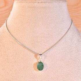 NATURAL EMERALD ( PANNA) PENDANT
