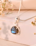 Natural Faceted Labradorite Pendant