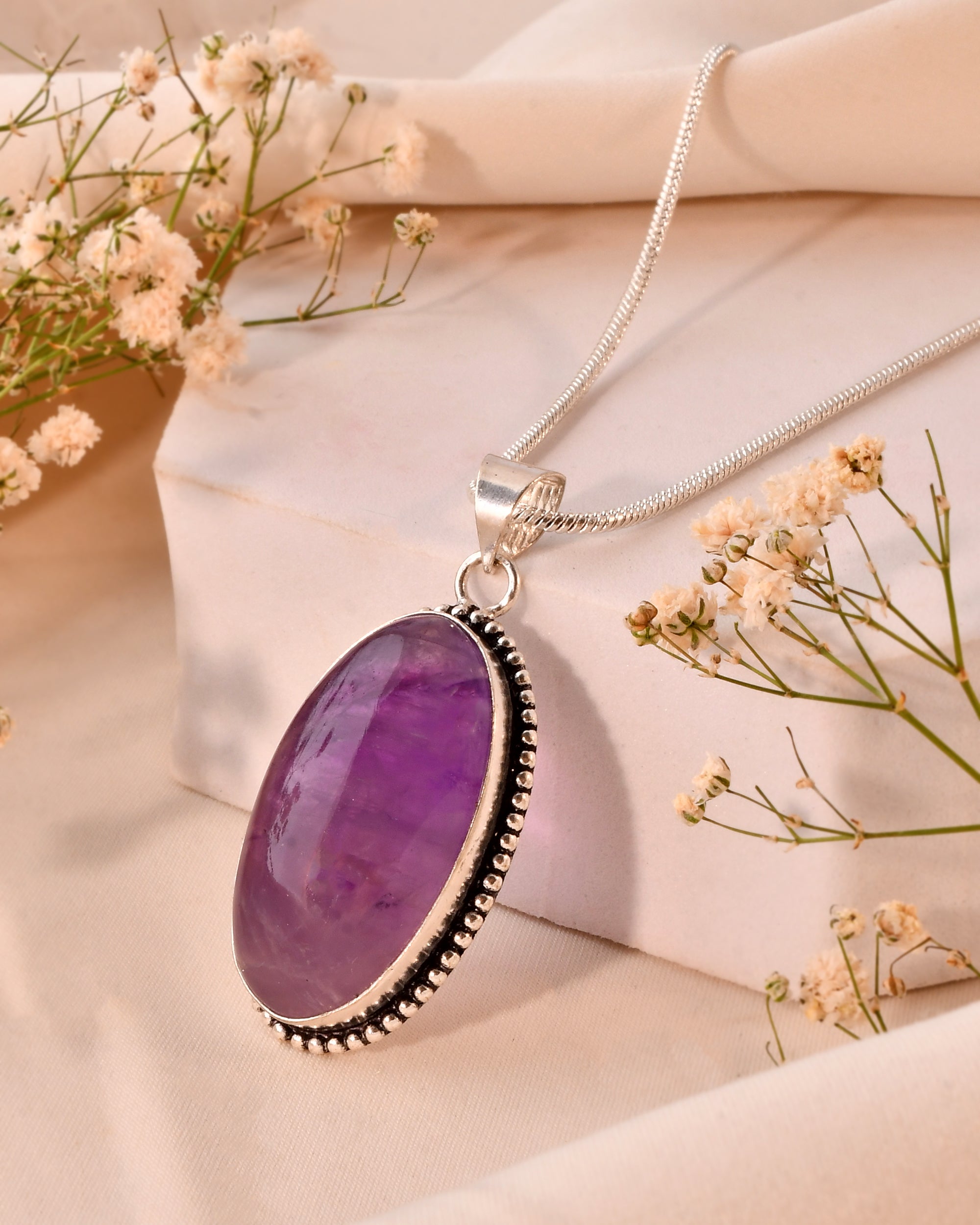 NATURAL AMETHYST  PENDANT