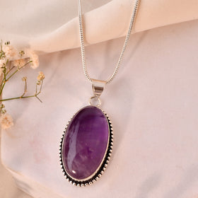 NATURAL AMETHYST  PENDANT anxiety relief