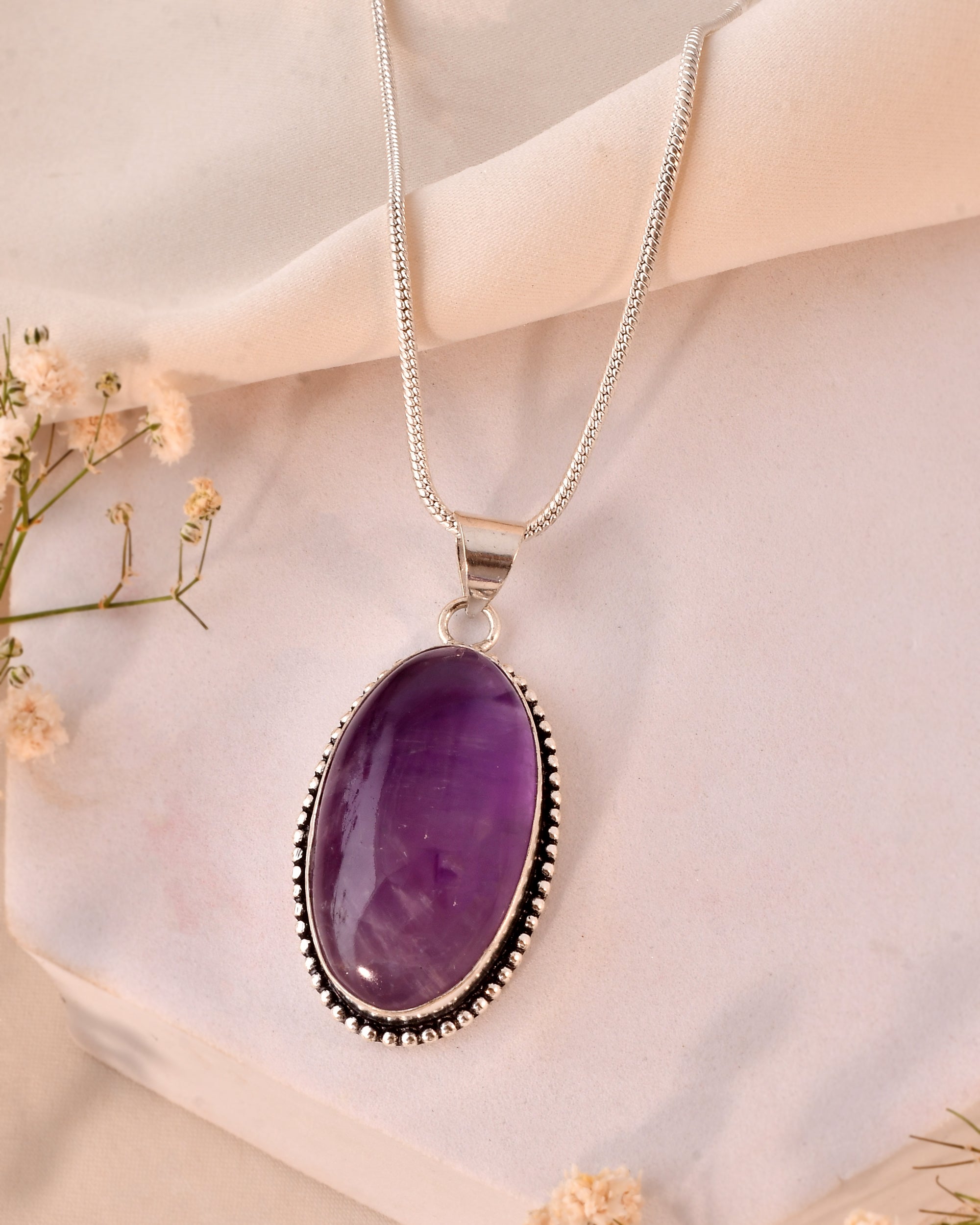 NATURAL AMETHYST  PENDANT