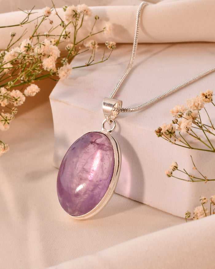 NATURAL AMETHYST  PENDANT anxiety relief